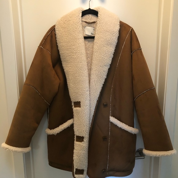 Aritzia Shearling Coat - Picture 2 of 8